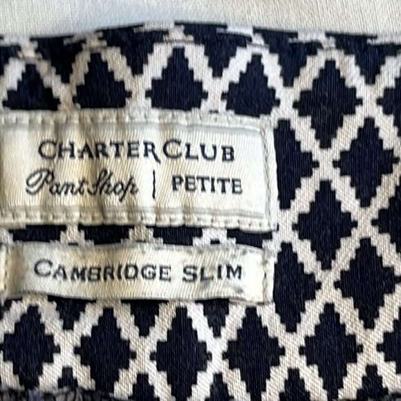 Charter Club Cropped Pants Black & White - Picture 8 of 14